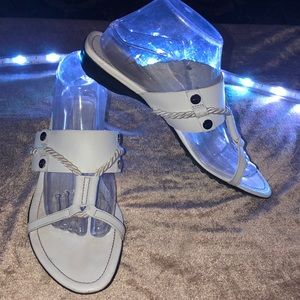 TOD’S White Sandals.